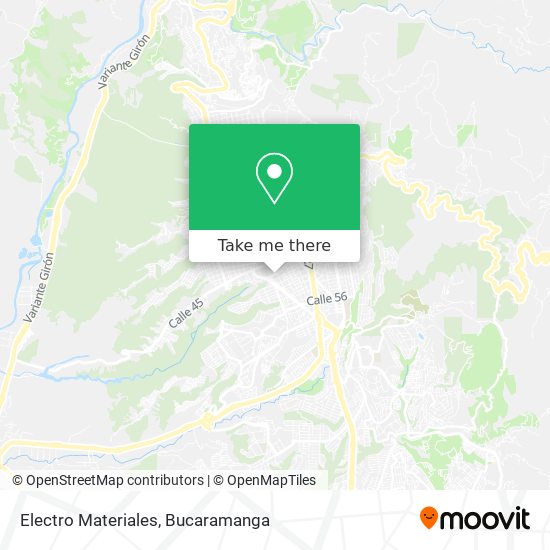 Electro Materiales map