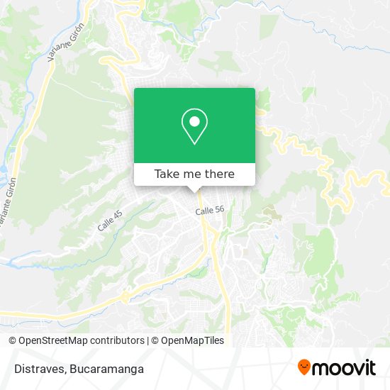 Distraves map