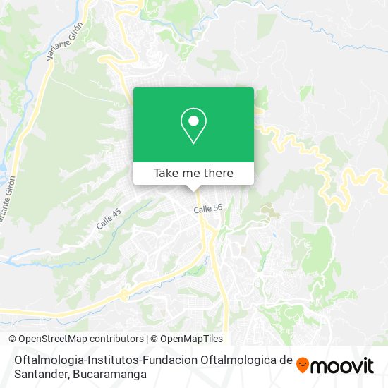 Oftalmologia-Institutos-Fundacion Oftalmologica de Santander map