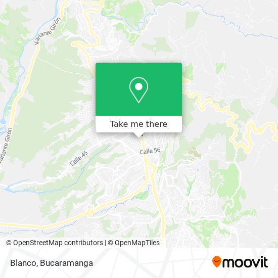 Blanco map