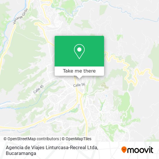 Mapa de Agencia de Viajes Linturcasa-Recreal Ltda