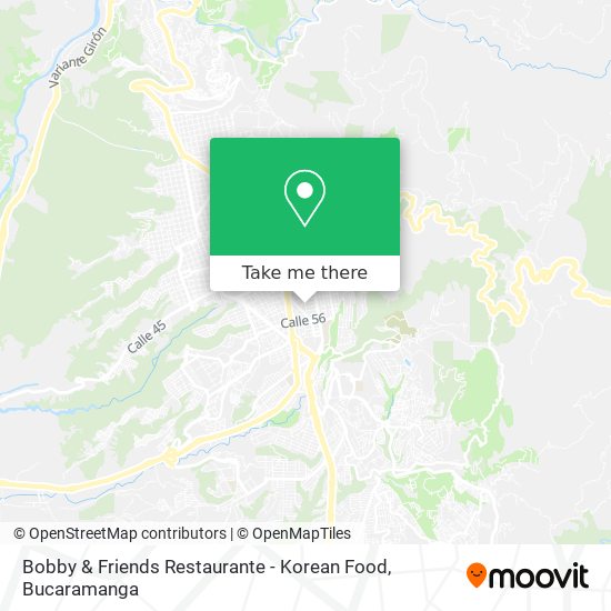 Mapa de Bobby & Friends Restaurante - Korean Food