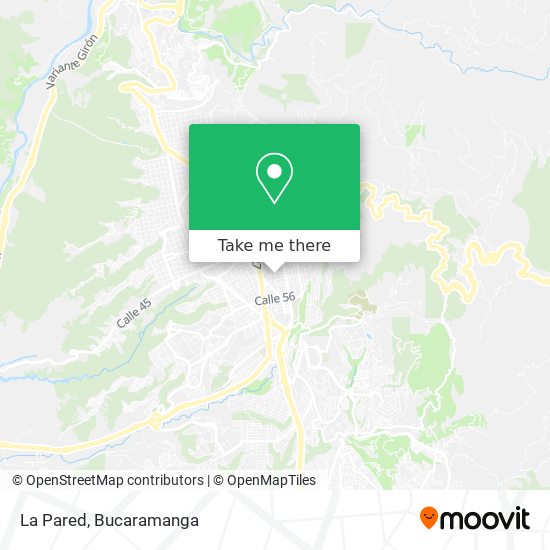 Mapa de La Pared
