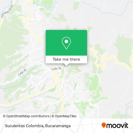 Suculentas Colombia map