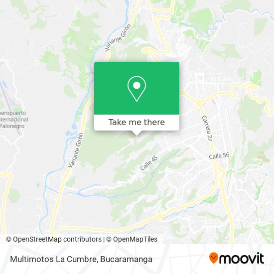 Multimotos La Cumbre map