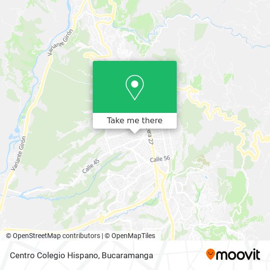 Centro Colegio Hispano map
