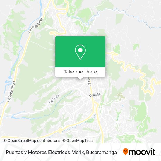 Puertas y Motores Eléctricos Merik map