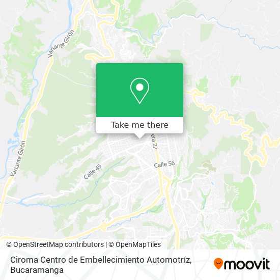Ciroma Centro de Embellecimiento Automotríz map