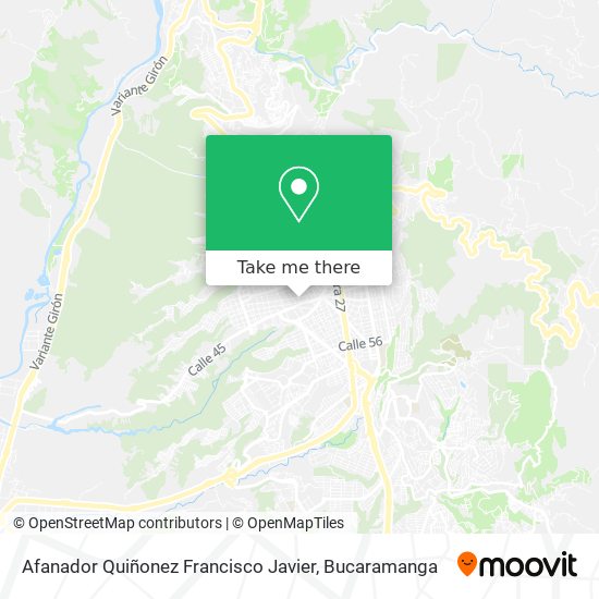 Mapa de Afanador Quiñonez Francisco Javier