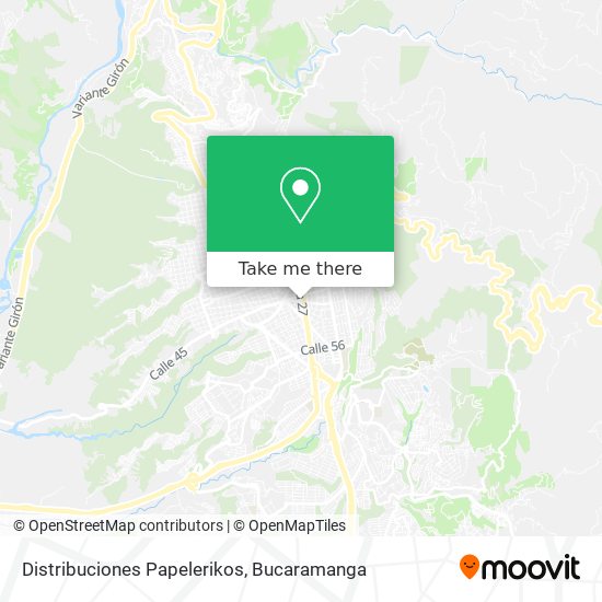 Mapa de Distribuciones Papelerikos
