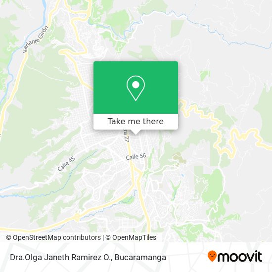 Dra.Olga Janeth Ramirez O. map