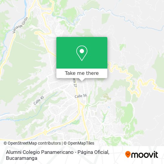 Mapa de Alumni Colegio Panamericano - Página Oficial