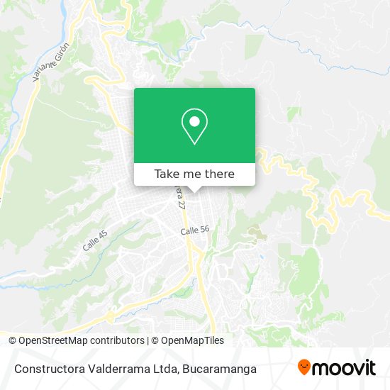 Constructora Valderrama Ltda map