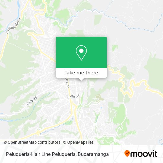 Mapa de Peluqueria-Hair Line Peluquería