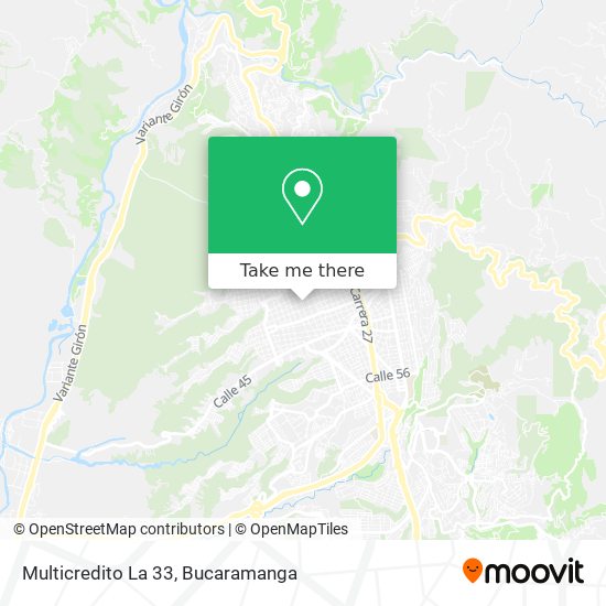 Multicredito La 33 map