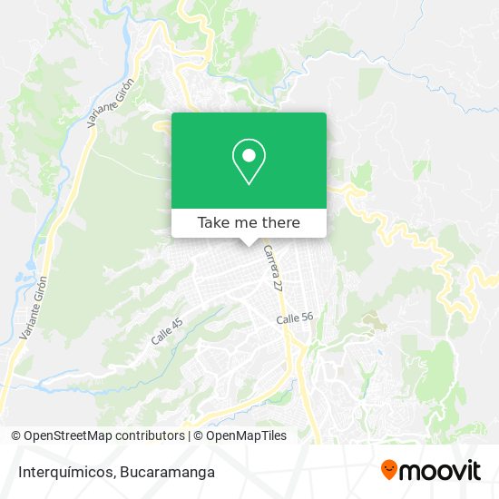 Interquímicos map
