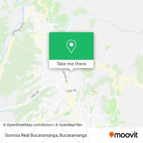 Sonrisa Real Bucaramanga map