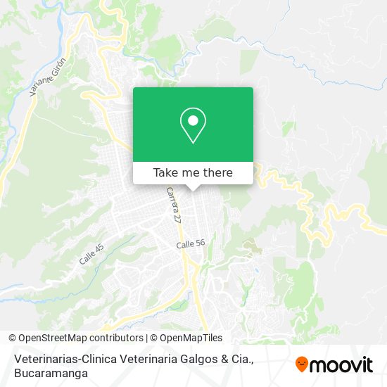 Mapa de Veterinarias-Clinica Veterinaria Galgos & Cia.