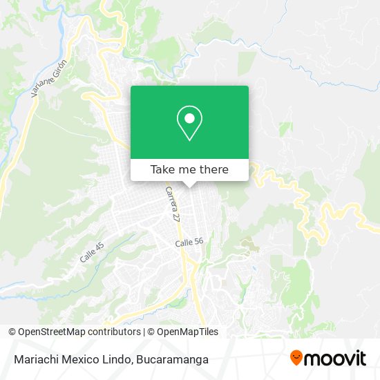 Mapa de Mariachi Mexico Lindo