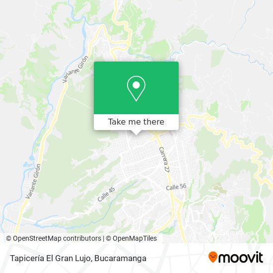 Tapicería El Gran Lujo map