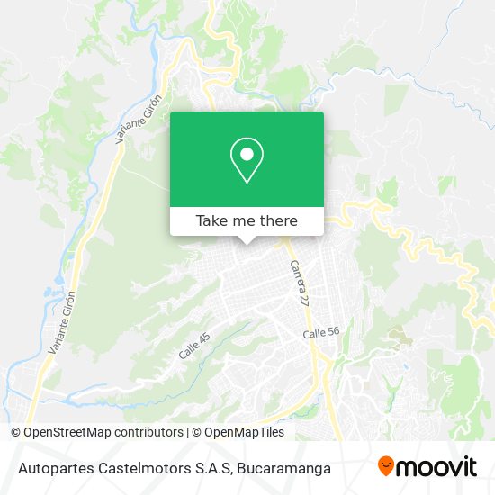 Autopartes Castelmotors S.A.S map
