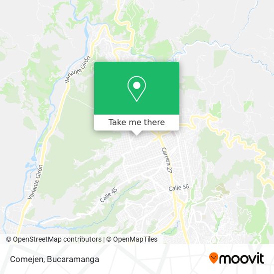Mapa de Comejen