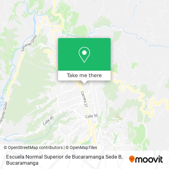 Escuela Normal Superior de Bucaramanga Sede B map