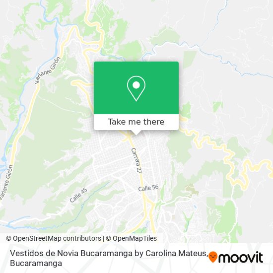 Mapa de Vestidos de Novia Bucaramanga by Carolina Mateus