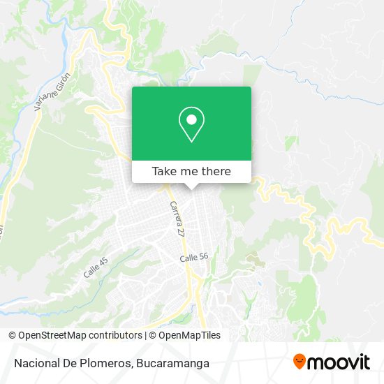 Nacional De Plomeros map