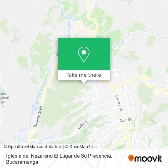 Iglesia del Nazareno El Lugar de Su Presencia map
