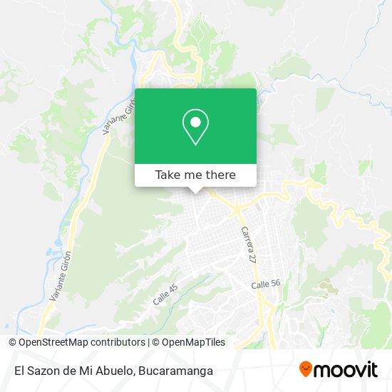 El Sazon de Mi Abuelo map