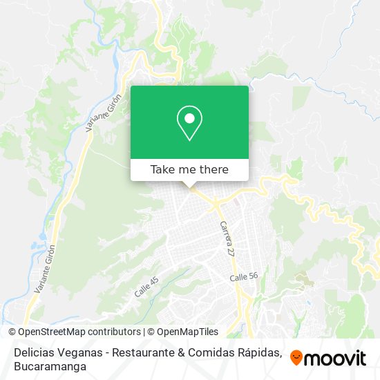 Mapa de Delicias Veganas - Restaurante & Comidas Rápidas