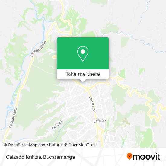 Mapa de Calzado Krihzia