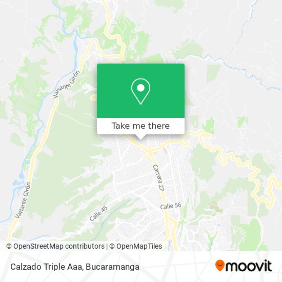Calzado Triple Aaa map