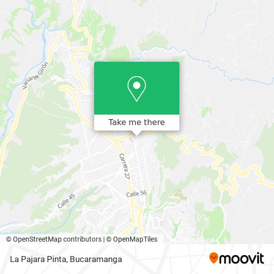 La Pajara Pinta map