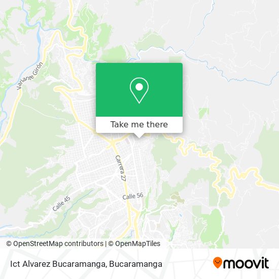 Ict Alvarez Bucaramanga map