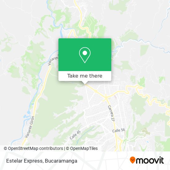 Mapa de Estelar Express