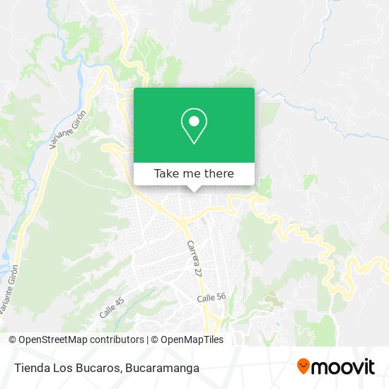 Tienda Los Bucaros map