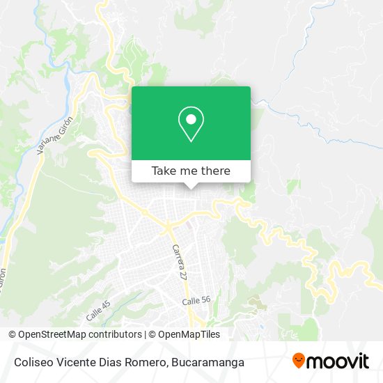 Coliseo Vicente Dias Romero map