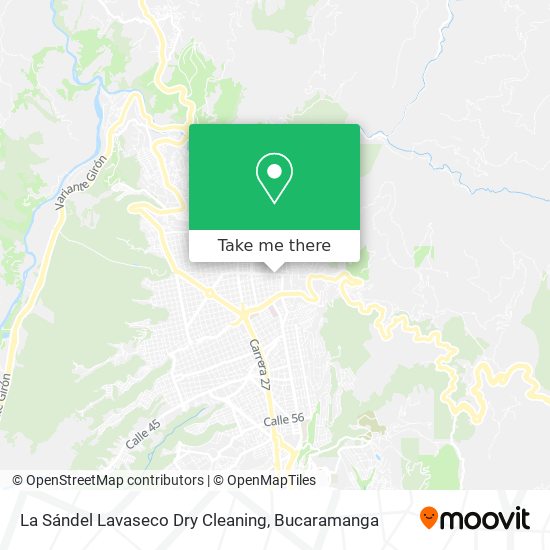 La Sándel Lavaseco Dry Cleaning map