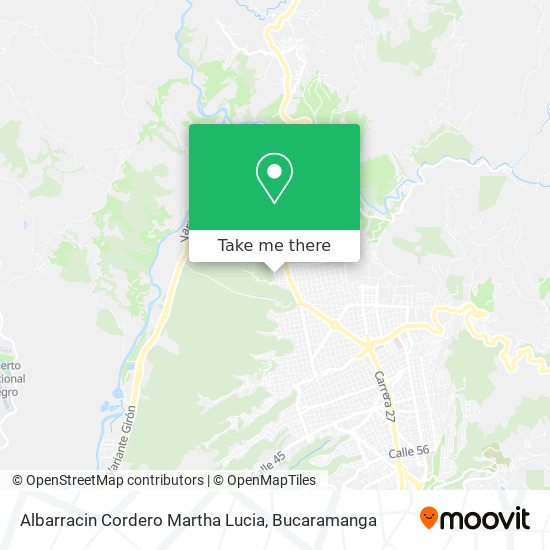 Albarracin Cordero Martha Lucia map