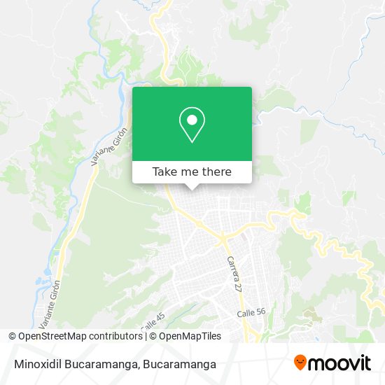 Minoxidil Bucaramanga map