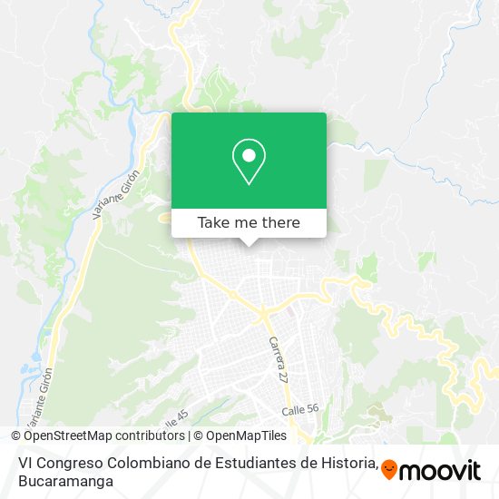 VI Congreso Colombiano de Estudiantes de Historia map