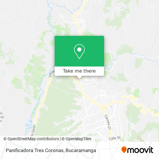 Mapa de Panificadora Tres Coronas