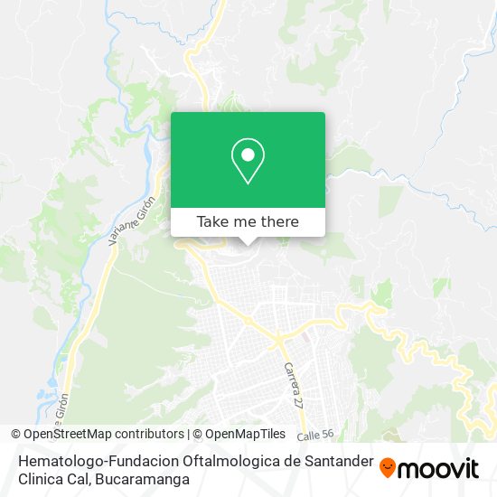 Mapa de Hematologo-Fundacion Oftalmologica de Santander Clinica Cal