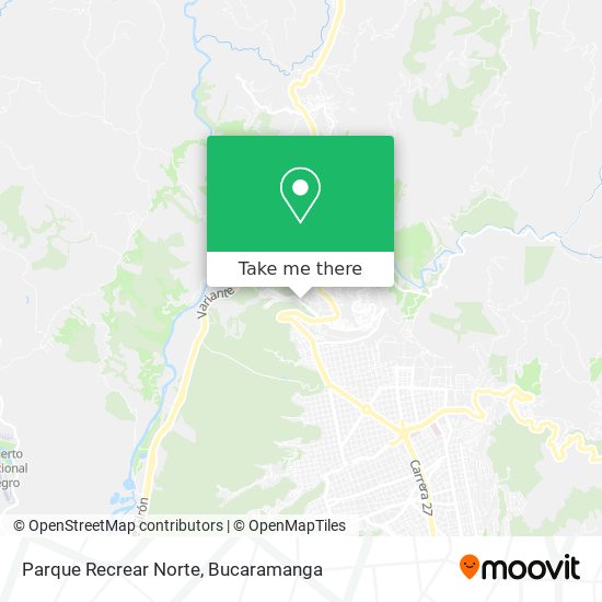 Parque Recrear Norte map