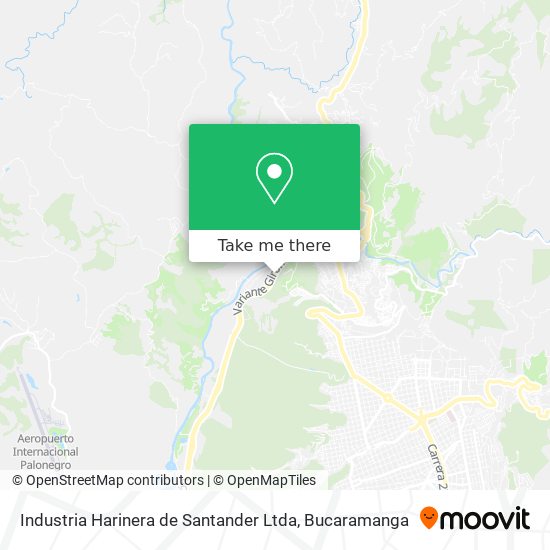 Mapa de Industria Harinera de Santander Ltda