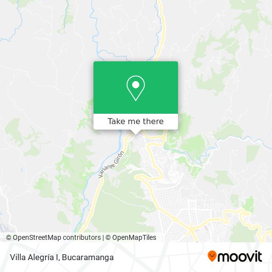 Villa Alegría I map