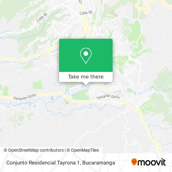 Conjunto Residencial Tayrona 1 map