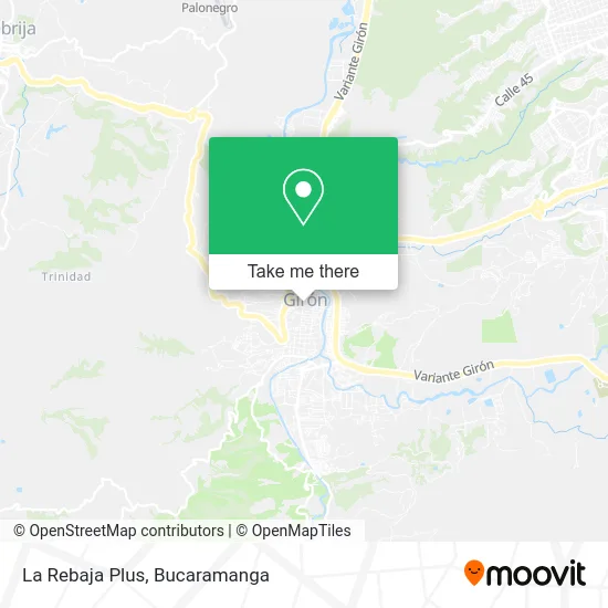 La Rebaja Plus map